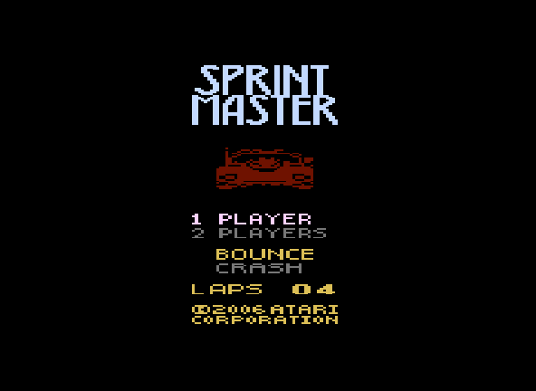 Sprint Master DC V1.1 by Title Screen